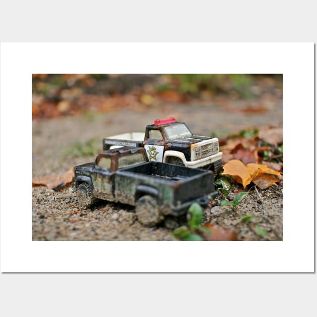 Toy Trucks Wall Art by DiszBee